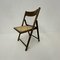 Vintage Folding Chair in Webbing and Wood from Habitat, 1980s, Image 1