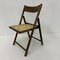 Vintage Folding Chair in Webbing and Wood from Habitat, 1980s 8