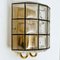Iron and Bubble Glass Wall Lamps attributed to Limburg, Germany, 1960s, Set of 2, Image 4
