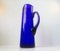 Large Swedish Cobalt Blue Martini Glass Pitcher by Gunnar Ander for Lindshammar, 1950s 2