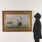 Giuseppe Pogna, Paesaggio marino, Olio su tela, Incorniciato, Immagine 2