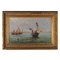 Giuseppe Pogna, Paesaggio marino, Olio su tela, Incorniciato, Immagine 1
