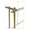 Modern Brass and Glass Console Table, Image 4