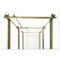 Modern Brass and Glass Console Table 5