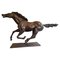 20. Jh. Messina zugeschriebene Pferdeskulptur aus Bronze, 1950er 1