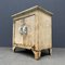 Cream-Colored Metal Cupboard with Porcelain Handles, 1950s 4