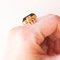 Antique 18k Yellow Gold Ring with Onyx, Early 20th Century 11