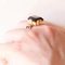 Antique 18k Yellow Gold Ring with Onyx, Early 20th Century 13