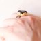 Antique 18k Yellow Gold Ring with Onyx, Early 20th Century, Image 13