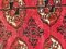 Turkmenischer Vintage Bochara Teppich im Used-Look, 1940er 9