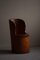 Swedish Modern Hand Carved Stump Chair in Pine, 1960s, Image 9