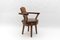 Mid-Century Modern French Wooden Armchair attributed to Pierre Chapo, 1960s 2