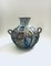 Art Pottery Studio Vase mit geschnitztem Griff, Spanien, 1960er 11