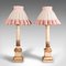 Hohe englische Mid-Century Tischlampen, 1960er, 2er Set 1