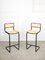 Cantilever Bar Chairs in Cane and Metal, 1970s, Set of 2, Image 1