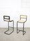 Cantilever Bar Chairs in Cane and Metal, 1970s, Set of 2 2