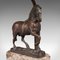 Vintage English Bronze Equine Table Lamp with Horse, 1970s 10