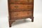 Antique Burr Walnut Bachelors Chest of Drawers, 1900, Image 12