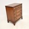 Antique Burr Walnut Bachelors Chest of Drawers, 1900 4