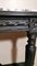 French Napoleon III Console Table un Black Wood and Carrara Arabesque Marble, 1870s 7