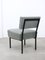 Mid-Century Bauhaus Style Easy Chairs in Grey Fabric, Set of 2 11