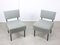 Mid-Century Bauhaus Style Easy Chairs in Grey Fabric, Set of 2, Image 1