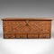 Large Vintage Burmese Teak Carved Chest, 1930, Image 3