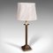 Vintage English Ecclesiastic Style Brass Table Lamp, 1970s 1