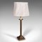 Vintage English Ecclesiastic Style Brass Table Lamp, 1970s, Image 1