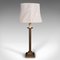 Vintage English Ecclesiastic Style Brass Table Lamp, 1970s, Image 3