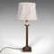Vintage English Ecclesiastic Style Brass Table Lamp, 1970s, Image 4