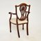 Victorian Carved Wooden Desk Chair, 1880s, Image 4