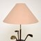 Vintage Italian Leather and Brass Floor Lamp, 1970, Image 3
