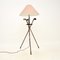 Vintage Italian Leather and Brass Floor Lamp, 1970, Image 1