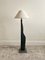 Mid-Century British Brutalist Natural Edge Green Slate Floor Lamp, 1950s 1