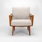 Vintage Armchair in Walnut Wood, 1960s 5