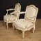 French Lacquered and Gilt Armchairs, 1960s, Set of 2 10