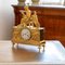 Empire Mantel Clock with Reading Young Lady, Image 10