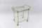 Italian Brass and Glass Serving Bar Cart, 1960s 3