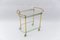 Italian Brass and Glass Serving Bar Cart, 1960s, Image 3
