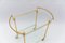 Italian Brass and Glass Serving Bar Cart, 1960s, Image 5