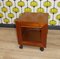 Small Teak Side Table with Drawer on Castors, 1960s 5