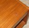 Small Teak Side Table with Drawer on Castors, 1960s, Image 11
