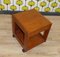 Small Teak Side Table with Drawer on Castors, 1960s 3