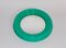 Miroir Pop Art Rond en Plastique Vert 2