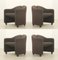 Italian PS142 Armchairs by Eugenio Gerli for Tecno, 1970s, Set of 4 3