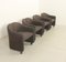 Italian PS142 Armchairs by Eugenio Gerli for Tecno, 1970s, Set of 4 10