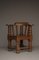 Antique Oak Corner Chair, Image 1