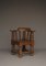 Antique Oak Corner Chair 15