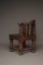 Antique Oak Corner Chair 13